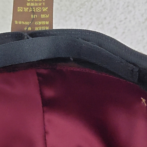 Home Prefer Men's Tan Wool Felt Short Brim Fedora Winter Warm Hat Sz Large - Picture 9 of 10